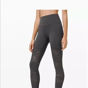 LuluLemon. Sheer Will High- Rise Tight 28” Camo Leggings